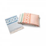 MALEK. Prosop multifuncțional și de baie (350g/m&sup2;) din bumbac ușor și rezistent (85%) și bumbac reciclat (15%)