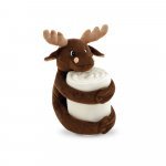 MOOSE. Одеяло с плюшена играчка (180 g/m&sup2;)