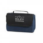 RILEY. EPE-gef&uuml;tterte Picknick-Decke (180 g/m&sup2;) - Blau