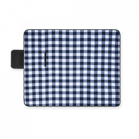 RILEY II. EPE-beschichtete Picknickdecke (180 g/m&sup2;) mit Muster - Blau