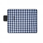 RILEY II. EPE-beschichtete Picknickdecke (180 g/m&sup2;) mit Muster - Blau
