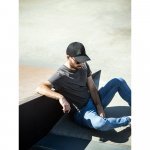 RYAN. Bon&eacute; em algod&atilde;o escovado (65% reciclado)