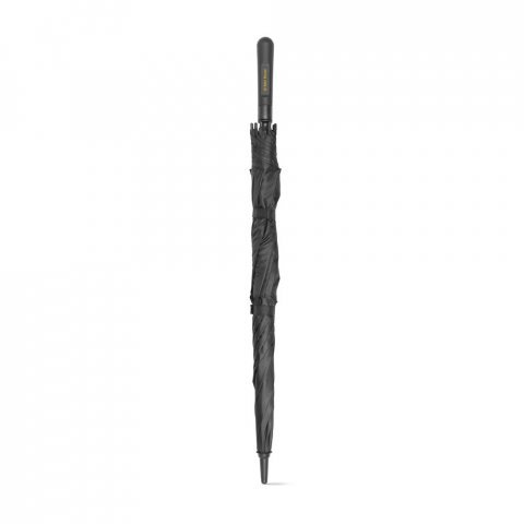 GAVIN. Ombrello 27,5" in pongee 190T con apertura automatica - Nero