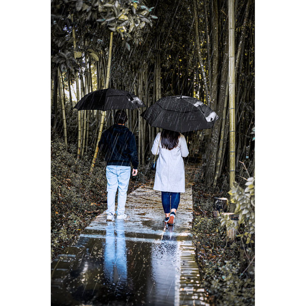 GAVIN. Ombrello 27.5" in pongee 190T con apertura automatica