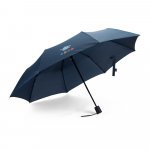 SKYLAR. 2-in-1 umbrella with recycled polyester shopping bag included - Blue