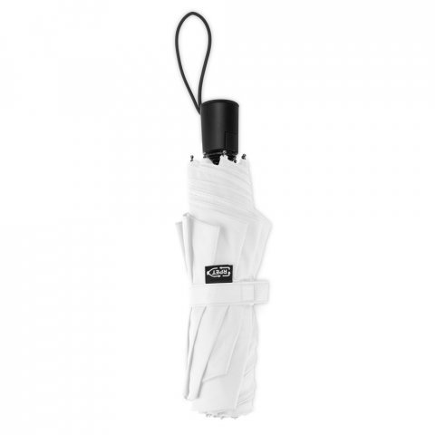 SKYLAR. 2-in-1 umbrella with recycled polyester shopping bag included - White