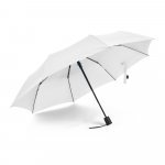 SKYLAR. 2-in-1 umbrella with recycled polyester shopping bag included - White