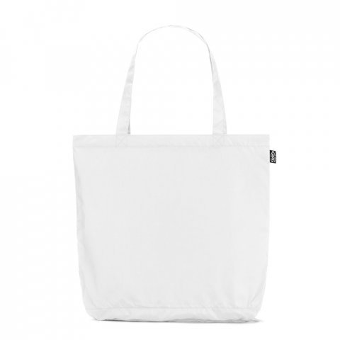 SKYLAR. 2-in-1 umbrella with recycled polyester shopping bag included - White