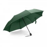 SKYLAR. 2-in-1 umbrella with recycled polyester shopping bag included - Dark green