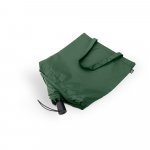 SKYLAR. 2-in-1 umbrella with recycled polyester shopping bag included - Dark green
