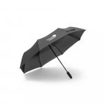 GUSTAVO. Recycled polyester (100% rPET) 190T pongee umbrella with automatic opening and closing - Black