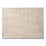 CELINE. Coperta in poliestere riciclato (100% rPET) con dettaglio cucito per la personalizzazione - Beige