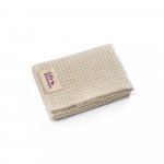 CELINE. Coperta in poliestere riciclato (100% rPET) con dettaglio cucito per la personalizzazione - Beige