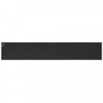 SERENITY. Cachecol em poli&eacute;ster reciclado (100% rPET) com um detalhe costurado para personaliza&ccedil;&atilde;o - Preto