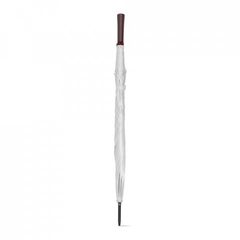 ZANE. Ombrello in poliestere 190T - Bianco