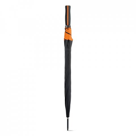 JENNA. 190T polyester umbrella with automatic opening - Orange