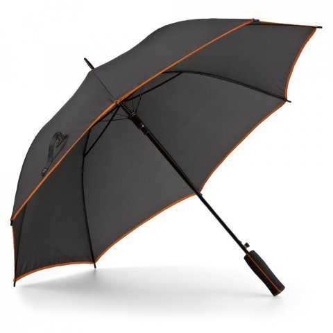 JENNA. 190T polyester umbrella with automatic opening - Orange