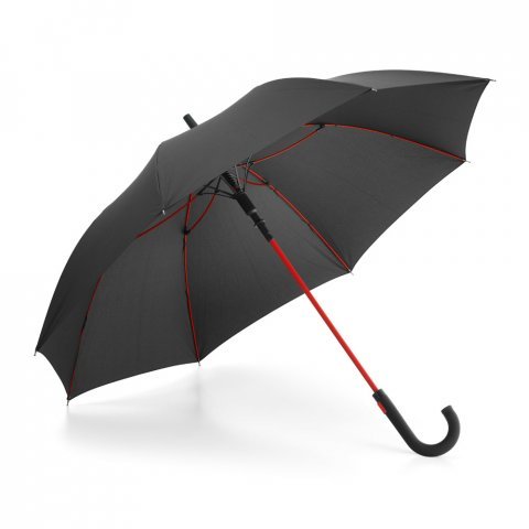 ALBERTA. Polyester umbrella with automatic opening - Red