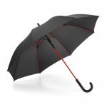 ALBERTA. Polyester umbrella with automatic opening - Red
