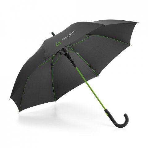 ALBERTA. Polyester umbrella with automatic opening - Light green
