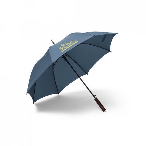APOLO. Ombrello in poliestere riciclato (100% rPET) pongee con apertura automatica - Blu