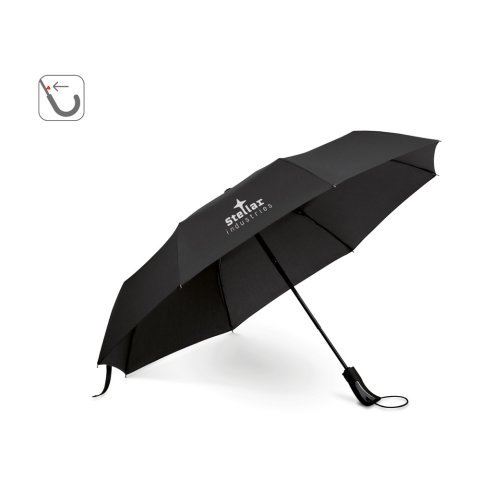 CAMPANELA. 190T compact pongee umbrella with automatic opening and closing