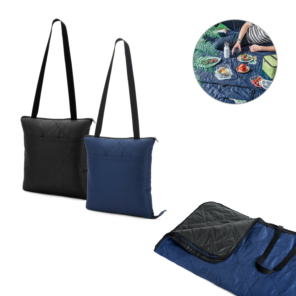 GRADY. Coperta da picnic pieghevole in rPET e PEVA