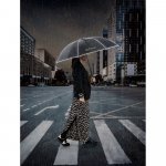 FINNLEY. Ombrello da 27" in pongee 190T antivento in poliestere riciclato (100% rPET)