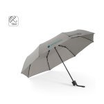 AIDEN. Parasol 21" z poliestru z recyklingu (100% rPET) o gramaturze 190T, składany na 3 części