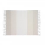 COMFY. Couverture en polyester recycl&eacute; (100% rPET) (300 g/m&sup2;), au toucher mohair - Beige 