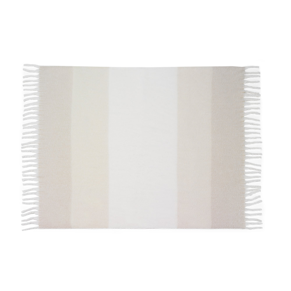 COMFY. Coperta in poliestere riciclato (100% rPET) (300 g/m²), effetto simile al mohair