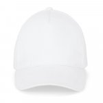 ASHTON. 100 % bomullskeps (260 g/m&sup2;) med 5 paneler - Vit