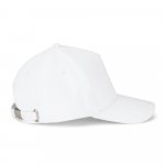 ASHTON. 100 % bomullskeps (260 g/m&sup2;) med 5 paneler - Vit