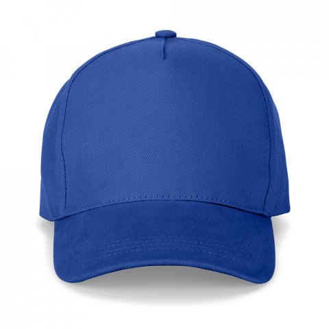 ASHTON. 100 % bomullskeps (260 g/m&sup2;) med 5 paneler - Kungsbl&aring;