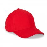 NATHAN. Bon&eacute; 100% algod&atilde;o (260 g/m&sup2;) com 6 pain&eacute;is - Vermelho