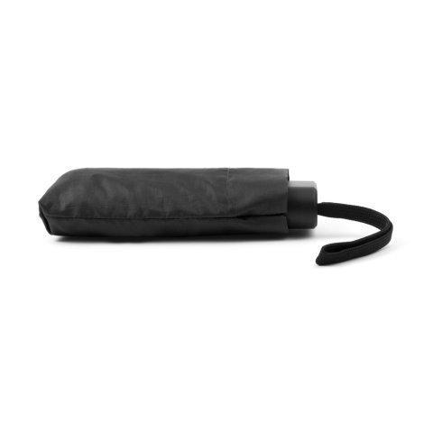 EMMA. 19&rdquo; kompakt miniparaply i pongee-tyg 190T - Svart