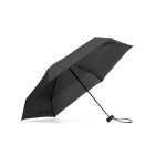 EMMA. 19&rdquo; kompakt miniparaply i pongee-tyg 190T - Svart