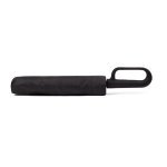 CAMILLE. Ombrello grande (68,5 cm) in pongee 190T - Nero