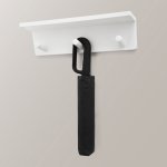 CAMILLE. Ombrello grande (68,5 cm) in pongee 190T - Nero