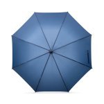 MATEO. Ombrello grande in pongee (30") - Blu