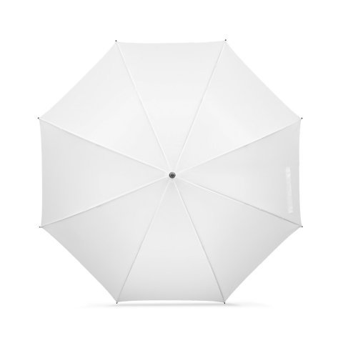 MATEO. Ombrello grande in pongee (30") - Bianco