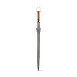 MATEO. Ombrello grande in pongee (30") - Grigio