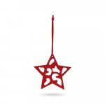 DARIO. Коледен орнамент - червен