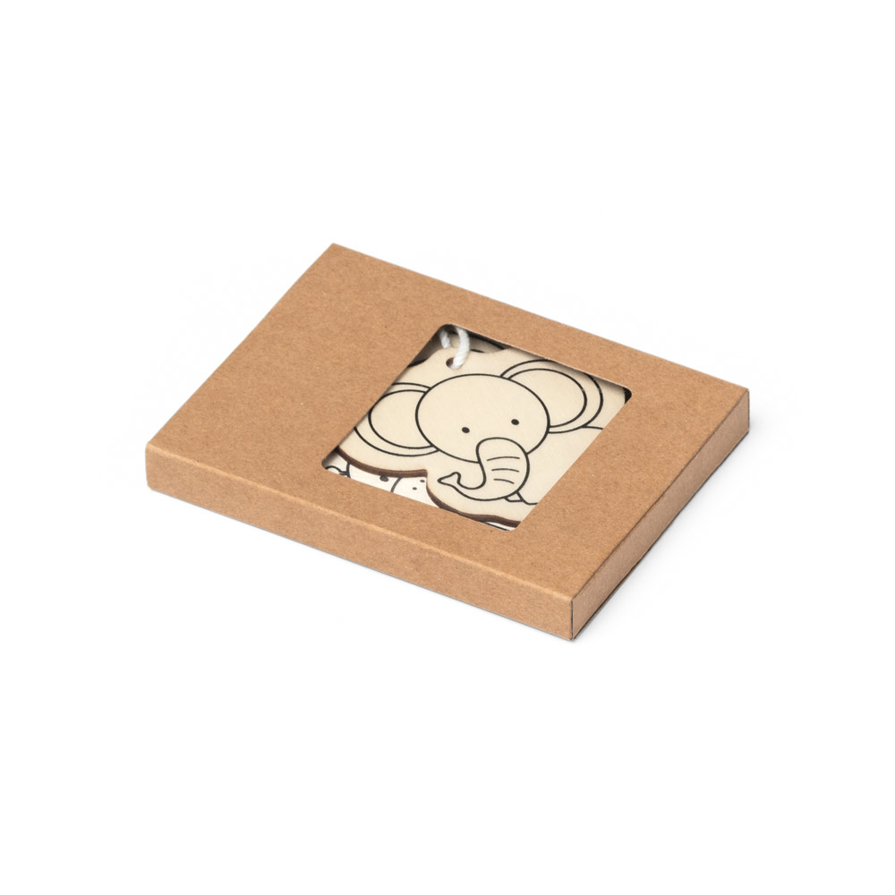 FAUNE. Set da colorare per bambini in legno