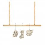 FAUNE. Colouring set for kids in wood - Natural